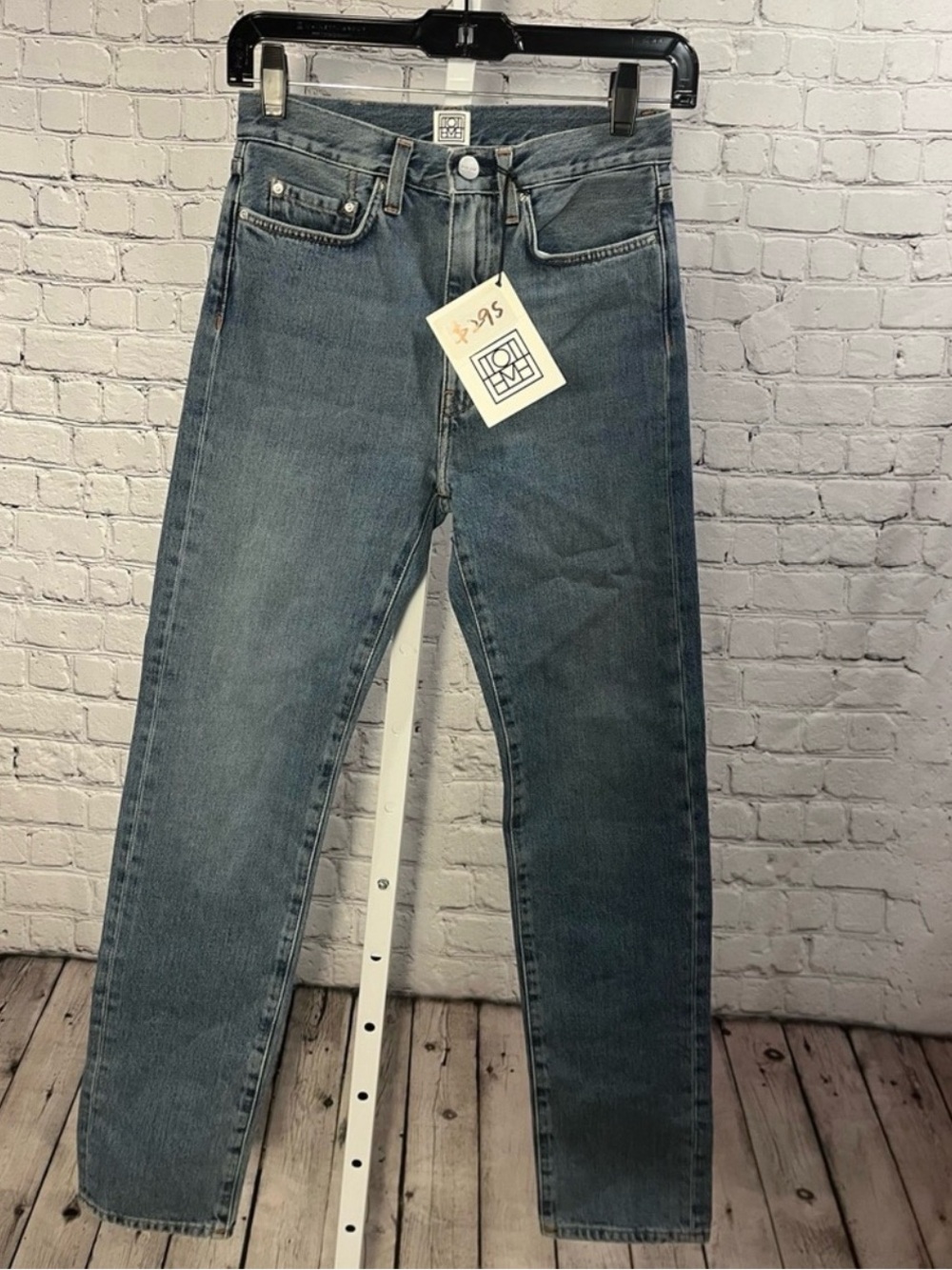 Classic Straight-Leg Blue Jeans